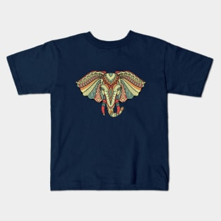 Zentangle Elephant Kids T-Shirt